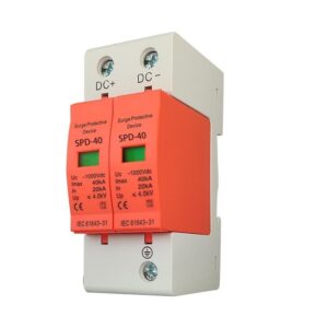 1000v dc spd surge protector solar pv system lightning arrester