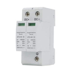 dc spd 1000v 2p 1000a solar surge protector t2 pv lightning arrester