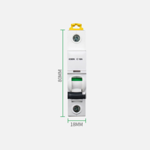ic65 1p mcb c curve 6ka miniature circuit breaker air switch