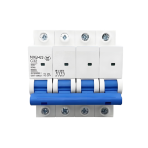 mcb 1p 4p 63a din rail circuit breaker 6ka iec standard