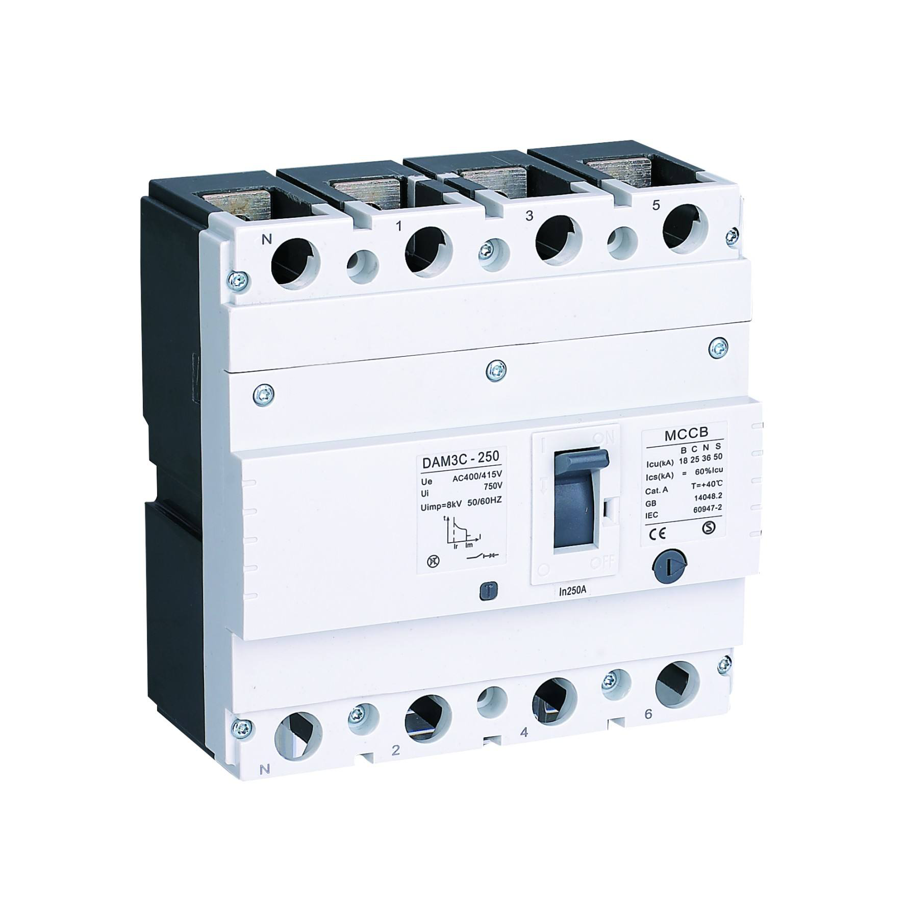 mccb 16 250a adjustable molded case circuit breaker 3p/4p mccb 16 250a adjustable molded case circuit breaker 3p/4p