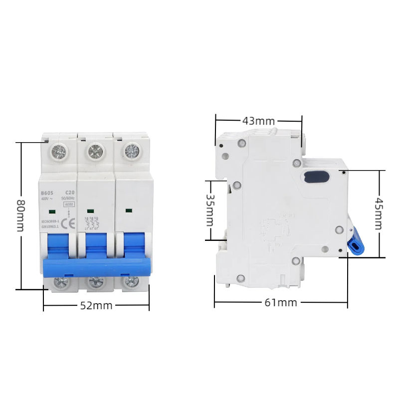 nxb 60 mcb 3p 10a 63a din rail circuit breaker 6ka 400v nxb 60 mcb 3p 10a 63a din rail circuit breaker 6ka 400v