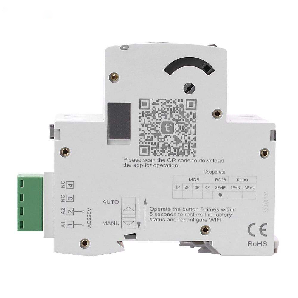 wifi smart mcb rccb rcbo 2p 40a 30ma 100ma auto recloser breaker wifi smart mcb rccb rcbo 2p 40a 30ma 100ma auto recloser breaker